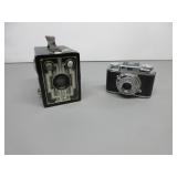 Vintage Bolsey Camera and Box Camera