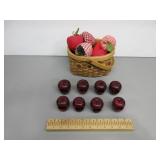 Apple Center Piece and Napkin Rings