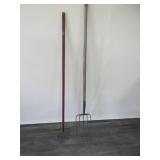 Pitch Fork and Rock Rake