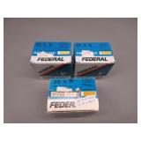 Federal 20 ga Shells, 75 shells
