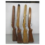Four Rifle Stocks