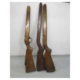 Three Rifle Stocks