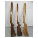 Three Rifle Stocks