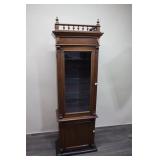 Antique Display Case w/Glass Shelves
