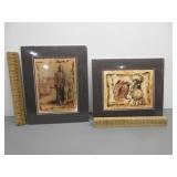 Two Matted Decorator Art Pictures