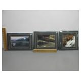 Three Matted Decorator Art Pictures