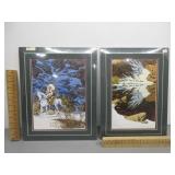 Two Matted Decorator Art Pictures