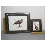 Two Matted Decorator Art Pictures