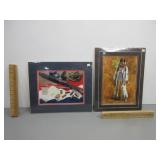 Two Matted Decorator Art Pictures