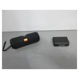 JBL Boombox and Electronic Earplugs