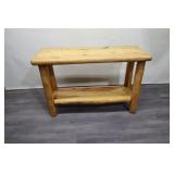 Distressed Wood Sofa Table