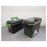 Two Plastic Ammo Cans