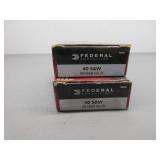 Federal 40 S&W, 100 rds
