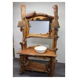 Custom Cedar Vanity