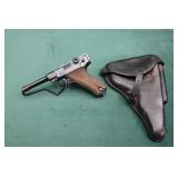 German Luger 9mm w/Holster