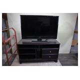 TV Stand with 46' Insignia Television