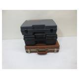 Three Hard Sided Pistol Cases