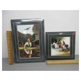 Two Matted Decorator Art Pictures