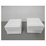 21 Dessert Plates, 6' x 6'