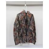 Men's Hooded Camo Jacket, Size 2XL Regular