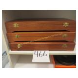 3 Wooden Boxes