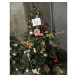 Christmas Tree w/Assorted Ornaments