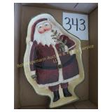 Santa Cookie Plate
