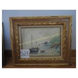 Seascape Oil Print