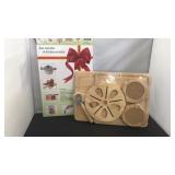 Kitchen cutting board set with additional tools