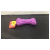Squeaky bone dog toy