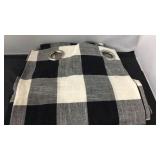 Buffalo check curtains two panels