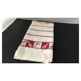 Sloppy chef kitchen towel red