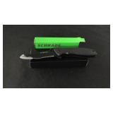 Schrade knife black handle