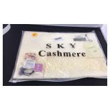 Sky cashmere scarf