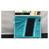 Five star pencil pouch teal