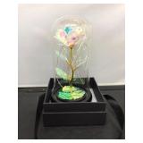 Led glass lite rose