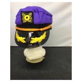 Purple fashion hat