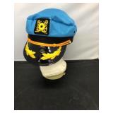 Blue fashion hat