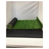 Fake grass mat for door