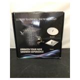 Luxury rainfall shower head round