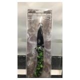 Green skull Camo spring assist knife