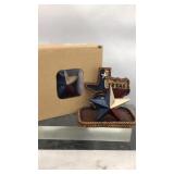 2 piece Texas napkin holder