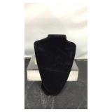 Velvet feel necklace stand