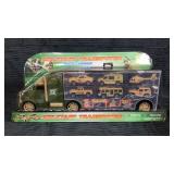 Military transporter truck carrier