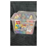 20 piece sidewalk chalk with plastic container