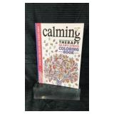Calming therapy coloring book