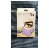 Lighted folding vanity mirror