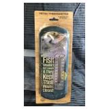 Fish metal thermometer
