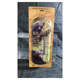 Man Cave metal thermometer