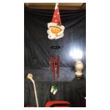 2 sided Santa wind chime